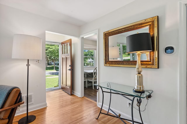 5605 Logan Ave S, Minneapolis, MN 55419 - entrance foyer with light wood-style floors and baseboards