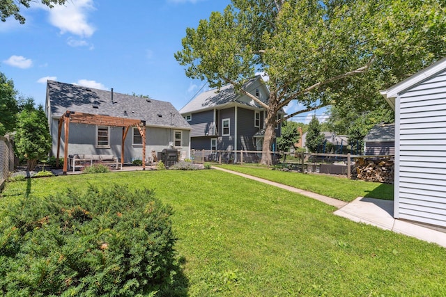 5605 Logan Ave S, Minneapolis, MN 55419 - fenced backyard featuring a pergola and a patio