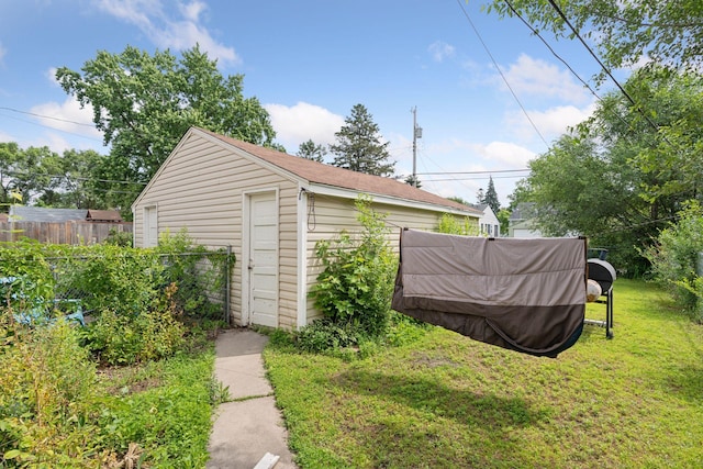 3810 Regent Ave N, Robbinsdale, MN 55422 - view of yard with a storage unit