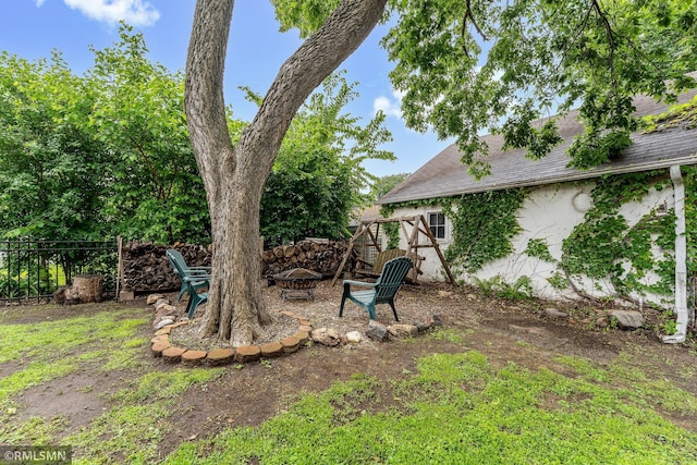 5116 28th Ave S, Minneapolis, MN 55417 - view of yard featuring a fire pit
