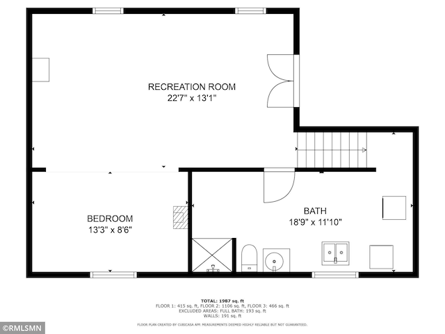 5116 28th Ave S, Minneapolis, MN 55417 - room layout