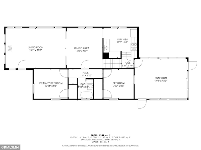 5116 28th Ave S, Minneapolis, MN 55417 - home floor plan