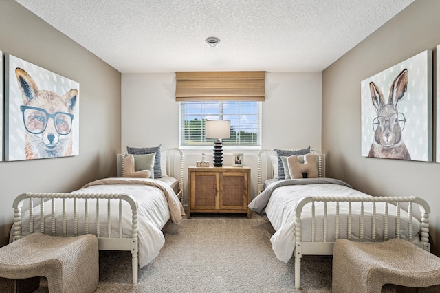 20050 66th Pl, Corcoran, MN 55340 - bedroom featuring light carpet and a textured ceiling