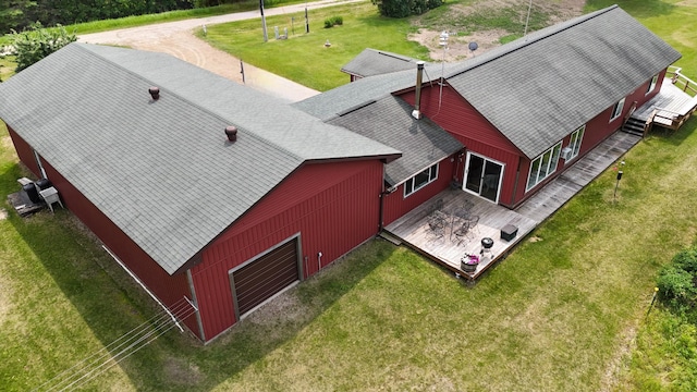 35163 Rose Lake Dr, Frazee, MN 56544 - aerial view of property and surrounding area