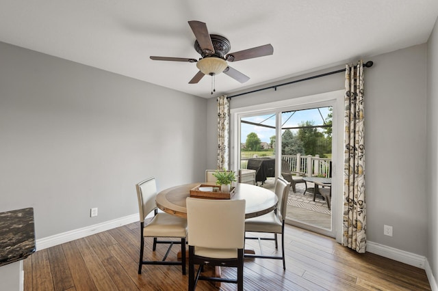 12864 Fondant Trl N, Hugo, MN 55038 - dining space featuring light wood-style floors and a ceiling fan
