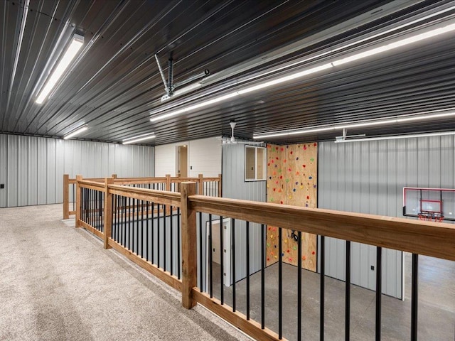 29126 County Road 3, Merrifield, MN 56465 - hallway featuring carpet