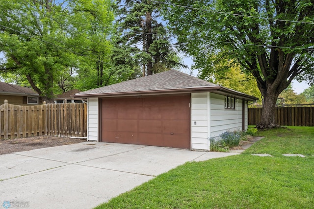 1917 7th St S, Moorhead, MN 56560 - view of detached garage