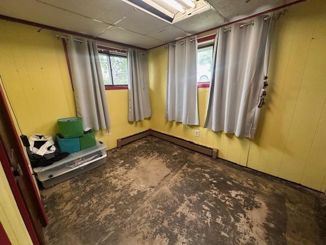 38 Locust Dr, Babbitt, MN 55706 - unfurnished room with concrete flooring and baseboard heating