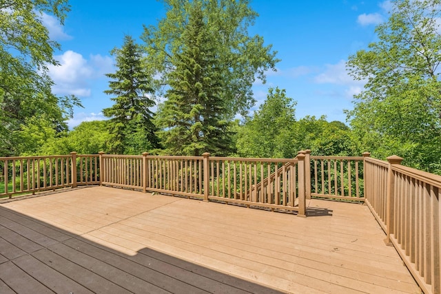 6233 Fernbrook Ln N, Maple Grove, MN 55311 - view of wooden terrace