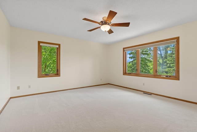 6233 Fernbrook Ln N, Maple Grove, MN 55311 - spare room with light carpet and ceiling fan