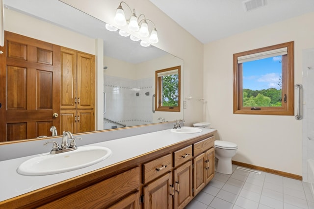 6233 Fernbrook Ln N, Maple Grove, MN 55311 - full bath featuring double vanity and tile patterned floors