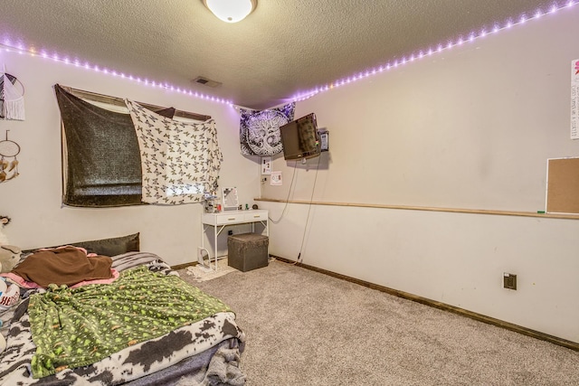3220 Vine St, Cambridge, MN 55008 - carpeted bedroom with a textured ceiling