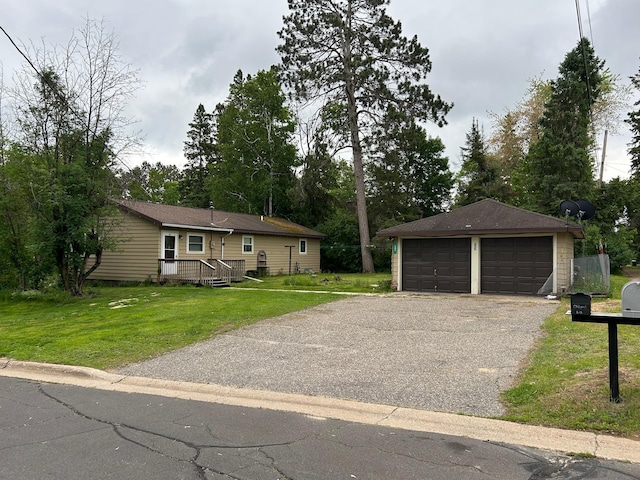 903 3rd Ave, Grand Rapids, MN 55744 - single story home featuring a detached garage and a front yard
