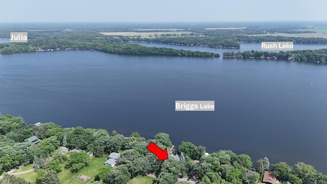 10196 48th St, Clear Lake, MN 55319 - drone / aerial view of a large body of water