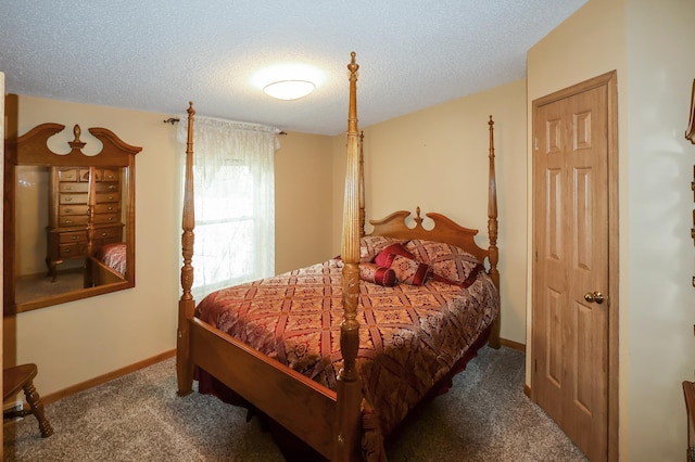 10196 48th St, Clear Lake, MN 55319 - bedroom featuring carpet floors and a textured ceiling