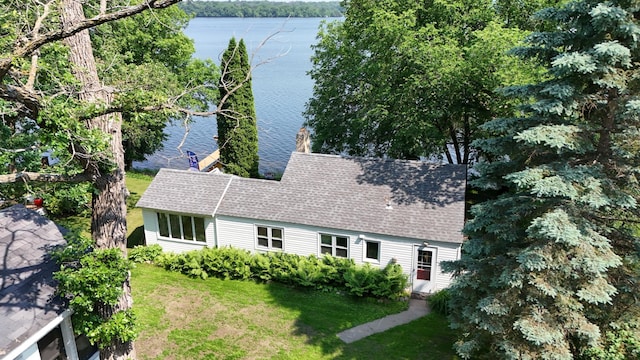 10196 48th St, Clear Lake, MN 55319 - aerial view of property and surrounding area featuring a nearby body of water