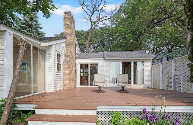 10196 48th St, Clear Lake, MN 55319 - view of deck
