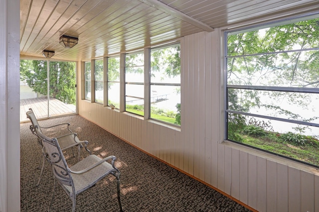 10196 48th St, Clear Lake, MN 55319 - unfurnished sunroom with healthy amount of natural light