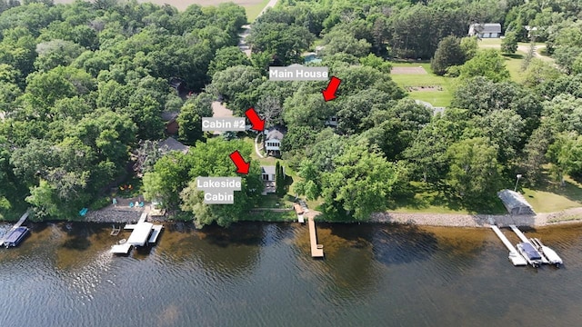 10196 48th St, Clear Lake, MN 55319 - aerial view of property and surrounding area featuring a nearby body of water