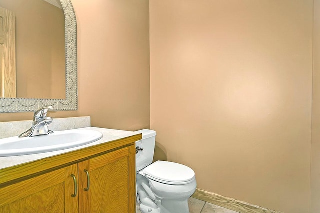 11672 147th Ave, Straight River Twp, MN 56464 - bathroom with vanity and tile patterned floors