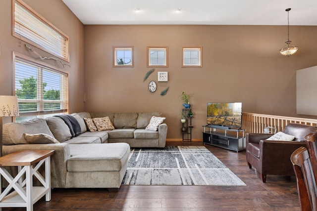2936 18th Ave E, Shakopee, MN 55379 - living room featuring dark wood-type flooring