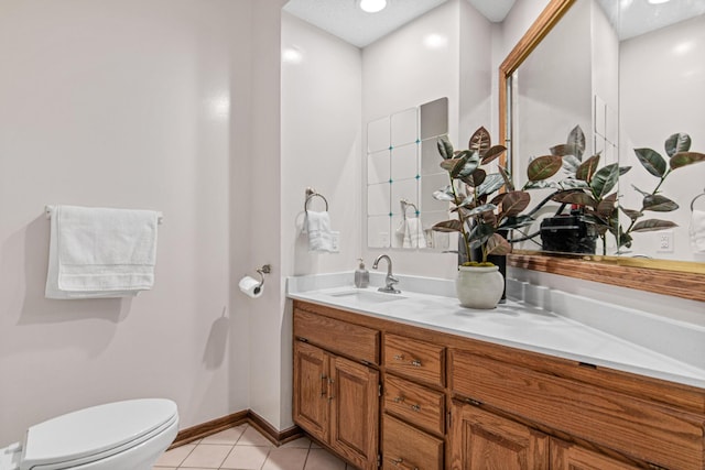 3817 Dunbar Ct N, Brooklyn Park, MN 55443 - bathroom with tile patterned flooring and vanity