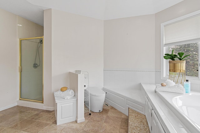 3817 Dunbar Ct N, Brooklyn Park, MN 55443 - full bathroom with a stall shower
