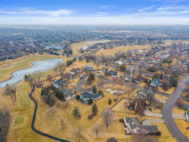 3817 Dunbar Ct N, Brooklyn Park, MN 55443 - aerial view of property's location with nearby suburban area and a golf club