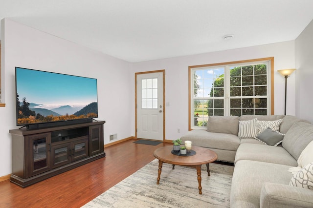 5055 149th St N Unit 2, Hugo, MN 55038 - living area with wood finished floors and healthy amount of natural light