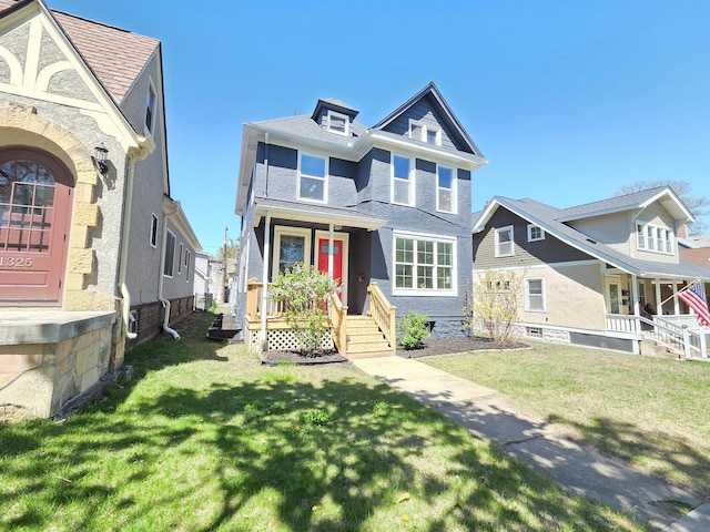 1323 Lincoln Ave, Saint Paul, MN 55105 - view of front of home with a front lawn