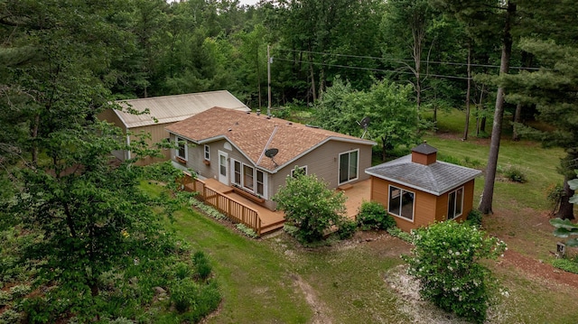 33087 Elm Ln, Motley, MN 56466 - view of subject property featuring a heavily wooded area