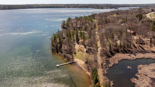7520 Trophy Trl NW, Walker, MN 56484 - aerial view of property's location with a large body of water