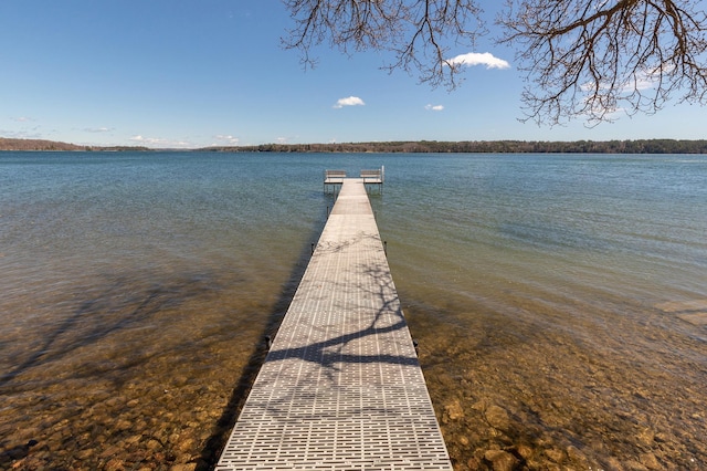 7520 Trophy Trl NW, Walker, MN 56484 - dock area featuring a water view