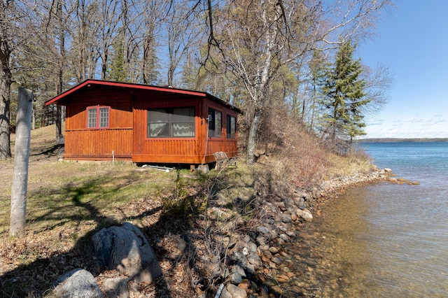 7520 Trophy Trl NW, Walker, MN 56484 - view of property exterior with a water view