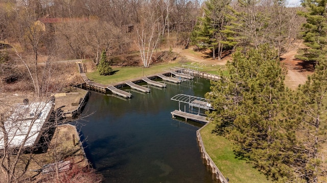 7520 Trophy Trl NW, Walker, MN 56484 - bird's eye view of a large body of water and a tree filled landscape