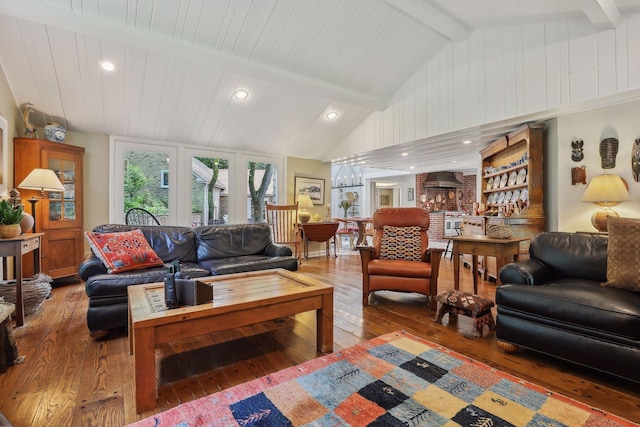 11155 Mill Run, Minnetonka, MN 55305 - living room featuring wood-type flooring and recessed lighting