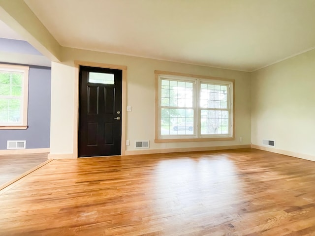 4241 Tyler St NE, Columbia Heights, MN 55421 - entrance foyer with wood finished floors