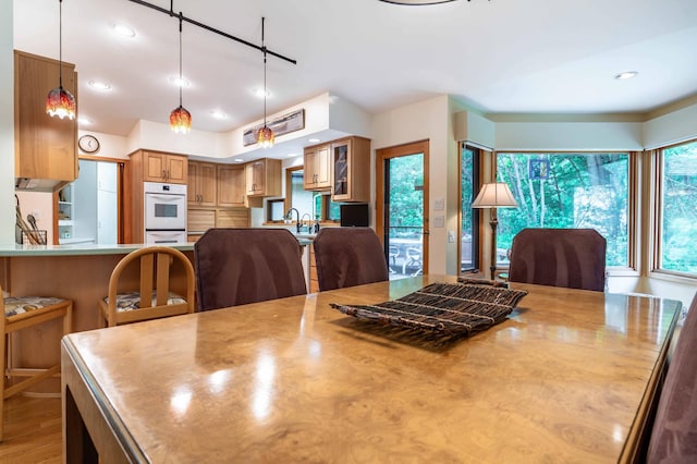 28647 State Highway 78, Otter Tail Twp, MN 56515 - dining area with recessed lighting