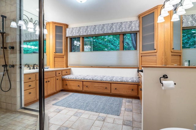28647 State Highway 78, Otter Tail Twp, MN 56515 - full bath with a tile shower and vanity