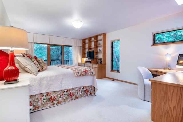 28647 State Highway 78, Otter Tail Twp, MN 56515 - carpeted bedroom featuring baseboards and an office area