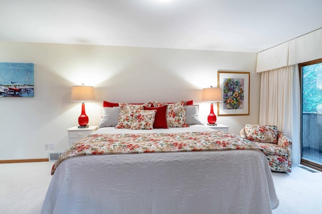 28647 State Highway 78, Otter Tail Twp, MN 56515 - bedroom featuring carpet floors and access to exterior