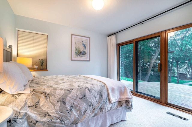 28647 State Highway 78, Otter Tail Twp, MN 56515 - bedroom with access to exterior and carpet