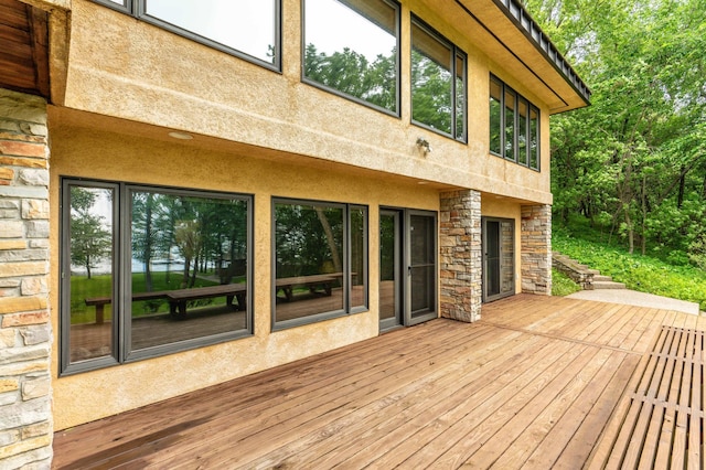 28647 State Highway 78, Otter Tail Twp, MN 56515 - view of wooden deck
