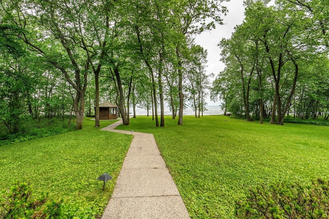 28647 State Highway 78, Otter Tail Twp, MN 56515 - view of green lawn with an outdoor structure