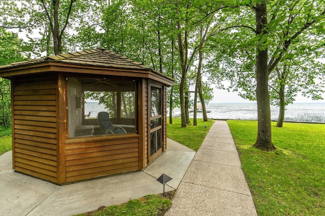28647 State Highway 78, Otter Tail Twp, MN 56515 - view of outdoor structure featuring a water view