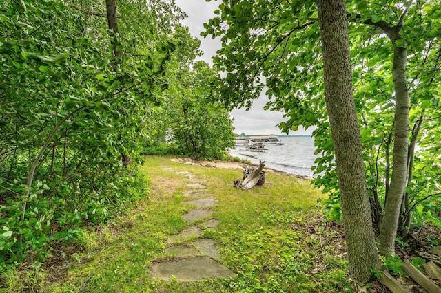 28647 State Highway 78, Otter Tail Twp, MN 56515 - view of yard with a water view