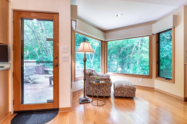 28647 State Highway 78, Otter Tail Twp, MN 56515 - living area with plenty of natural light and wood finished floors