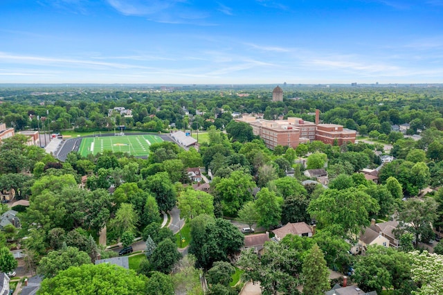 141 Rustic Ldg W, Minneapolis, MN 55419 - bird's eye view of a tree filled landscape