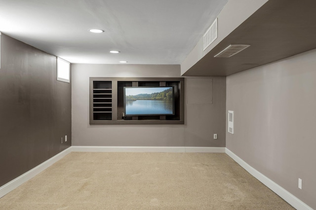 141 Rustic Ldg W, Minneapolis, MN 55419 - below grade area featuring carpet flooring and recessed lighting