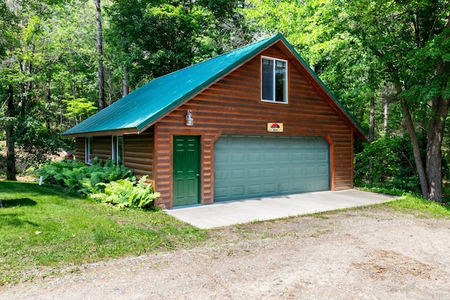 12088 Sylvan Dr SW, Pillager, MN 56473 - view of detached garage